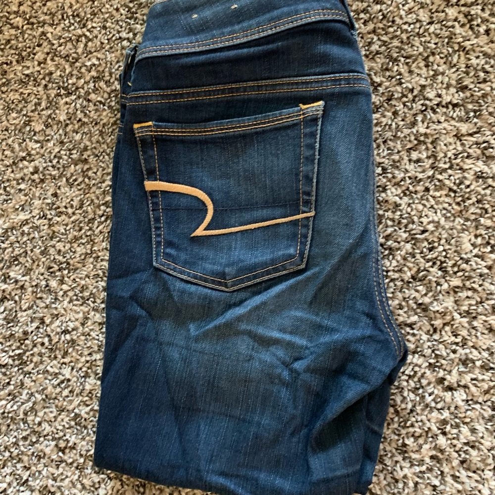 American Eagle Kickboot Dark Wash Jeans Size 4